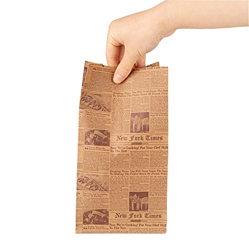 Kraft Paper Newsprint Bag (100 Count)