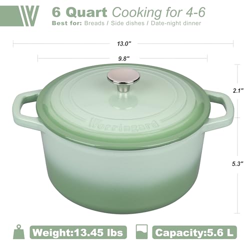 Enameled Cast Iron Dutch Oven Pot with Lid