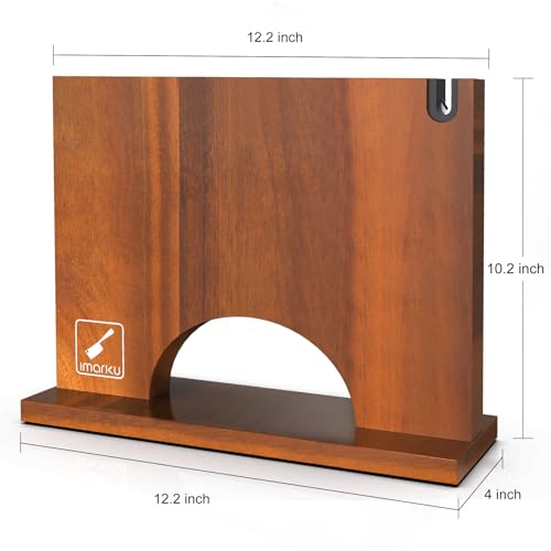 Magnetic Knife Block with Built