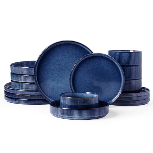 Star Stoneware Dinnerware Sets with Pasta Bowls (16 Count)
