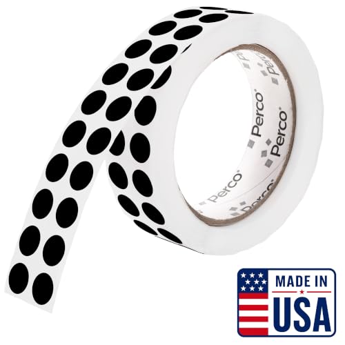 Black Round Circle Dot Sticker 1