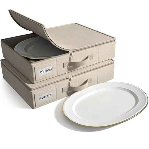 Platter Storage Case for Dinnerware (2 Count)