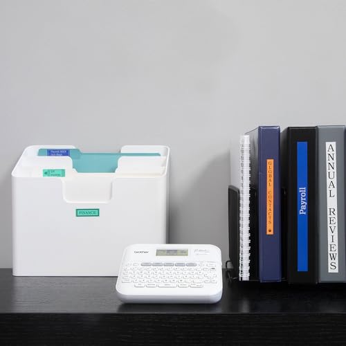 P-Touch PT-D410 Home / Office Advanced Label Maker | Connect via USB to Create and Print on TZe Label Tapes up to ~3/4 inch, White