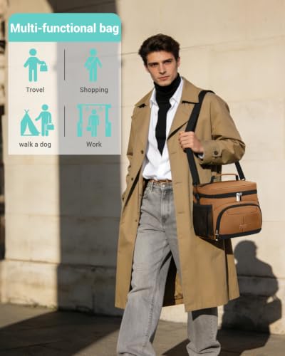 Lunch Box for Men Women Insulated Lunch Tote Cooler Bag Lunchbox
