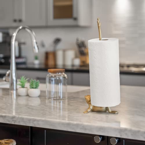Gold Paper Towel Holder