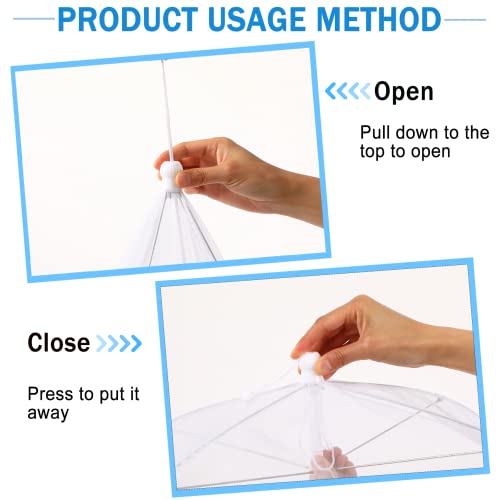 Extra Large Mesh Food Cover 4 Pcs Pop up Net