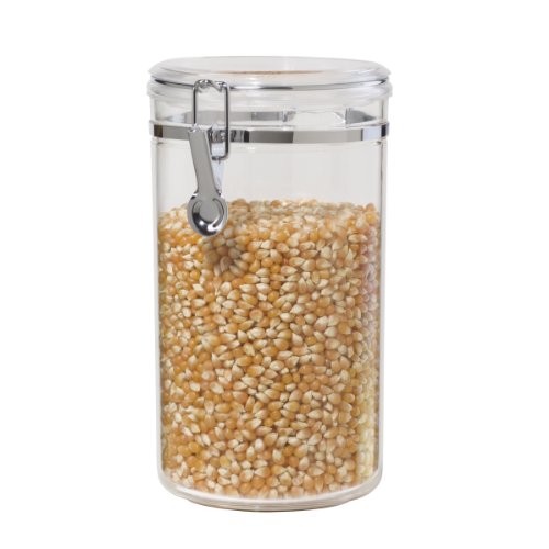 Large Clear Canister with Clamp Lid