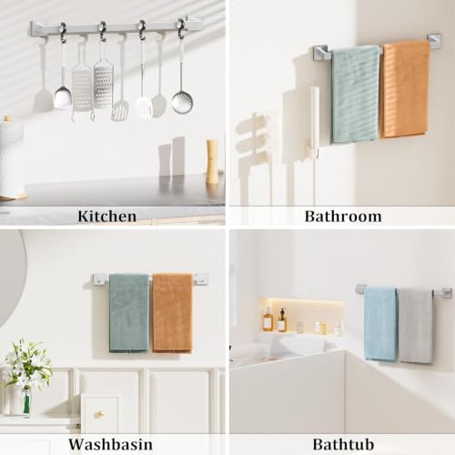 24 Inch Towel Bar for Bathroom Wall Mounted