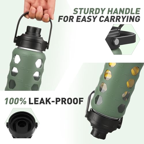 Glass Water Bottle