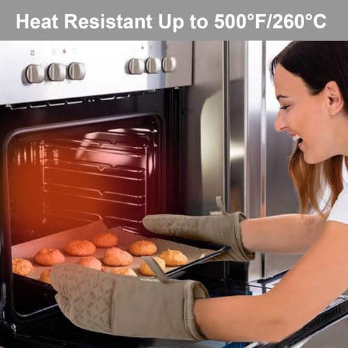 Oven Mitts and Pot Holders 6pcs Set (6 Count)