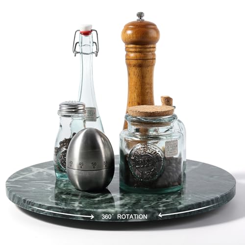 12" Marble Lazy Susan Turntable