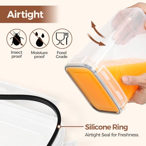 Airtight Food Storage Containers with Lids 0.8 (3 Count)