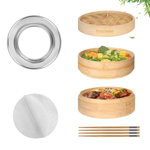 Bamboo Steamer 2 Tier 10