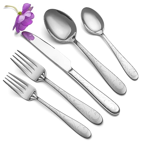 40 Piece Silverware Set Service for 8 (40 Count)