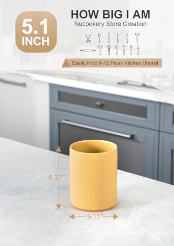 Ceramic Kitchen Utensil Holder for Countertop