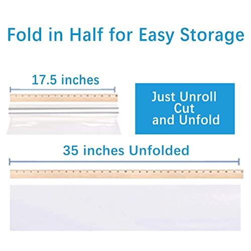 220 ft Clear Cellophane Wrap Roll (641.67 Sq Ft)