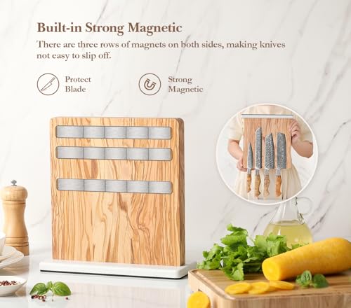 Double sided Magnetic Knife Holder without Knives