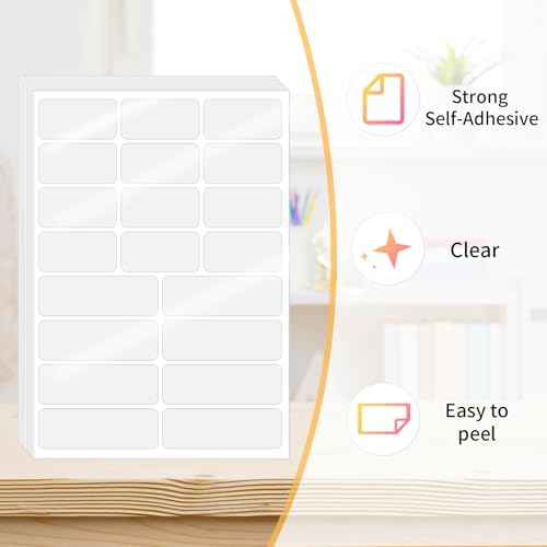 Transparent Stickers Labels