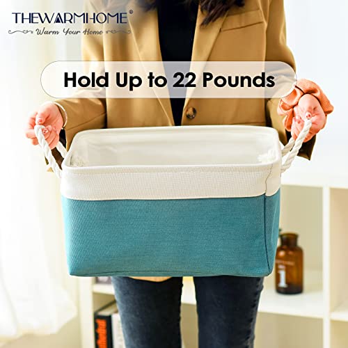 Storage Bins Large 3 Pack 15.7x11.8x8.3 in Fabric Storage Baskets for Organizing Shelves (3 Count)
