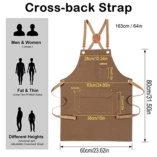 Chef Apron Men Women (6 Count)