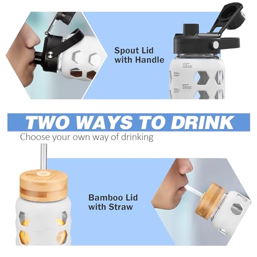 Glass Water Bottle