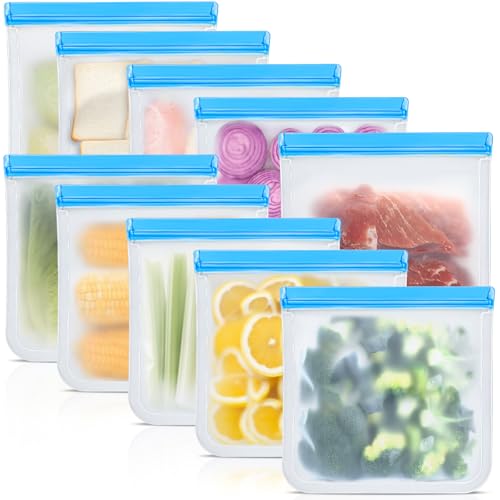 10 Pack Reusable Storage Bags (10 Count)