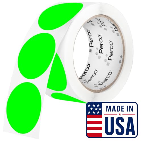 Neon Green Round Circle Dot Sticker 2