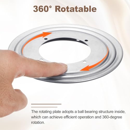 3Pcs 5.5 Inch Rotating Bearing Plate (3 Count)