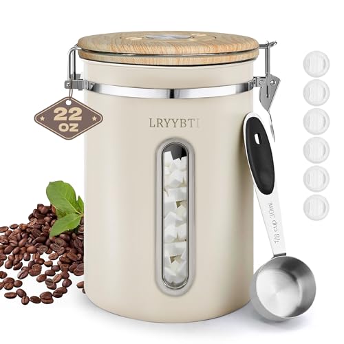 22OZ Coffee Canister Airtight Stainless Steel