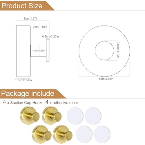 Suction Cup Hooks for Shower