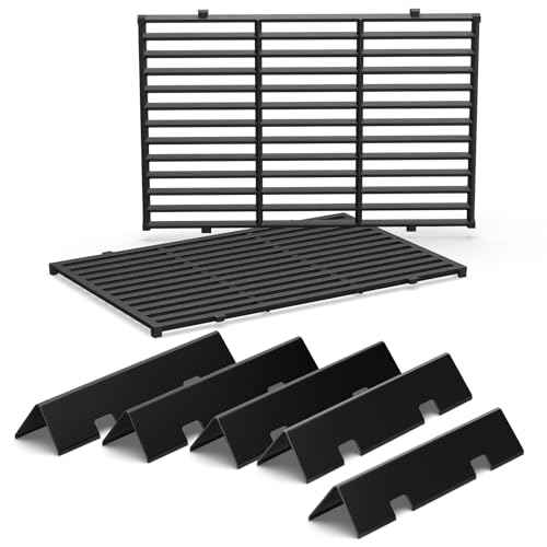 Grill Parts Replacement 7638 Grates 7636 Flavorizer Bars for Weber Spirit 300 & Gs4 II 300 Series Grills