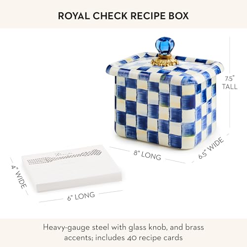 Enamel Recipe Box