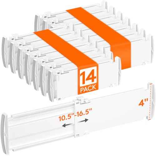 14 Pack 4" High Drawer Divider (14 Count)