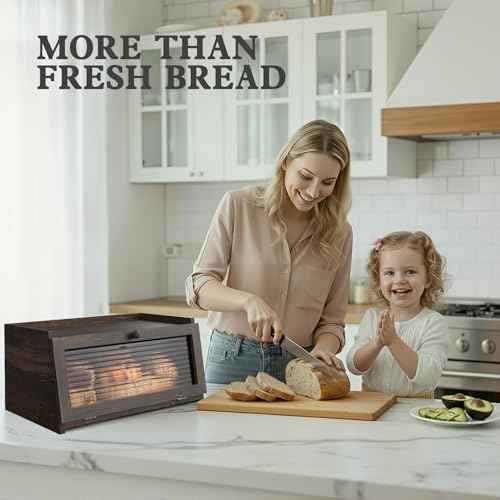 Bread Box for Kitchen Countertop