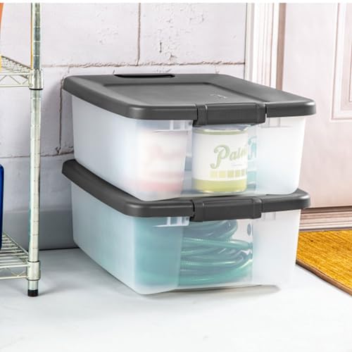 ShelfTote Clear Plastic Storage Bins (6 Count)