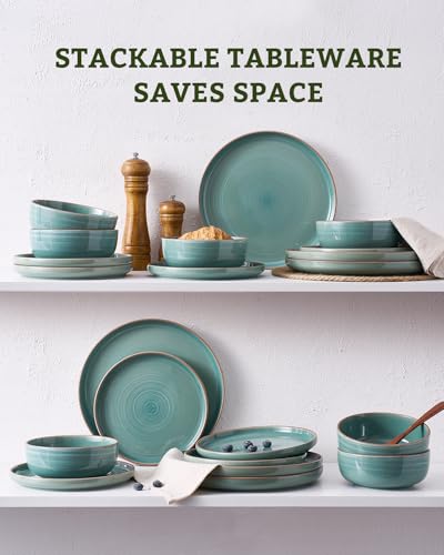 Meteor 24 Piece Stoneware Dinnerware Set