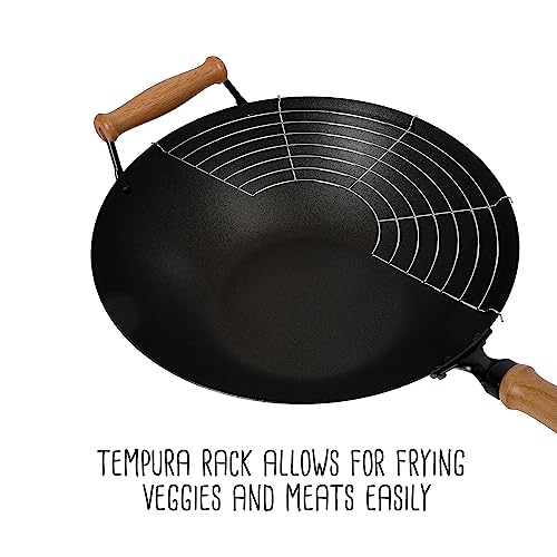 22-9938, Pro Chef 14 Inch 10 Piece Excalibur Non-Stick Wok Set