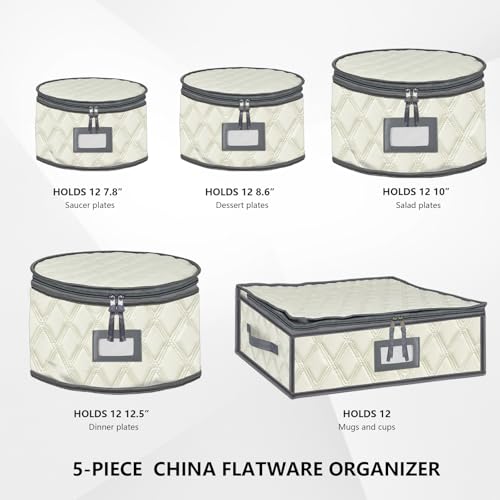 5 Pack China Storage Containers Set