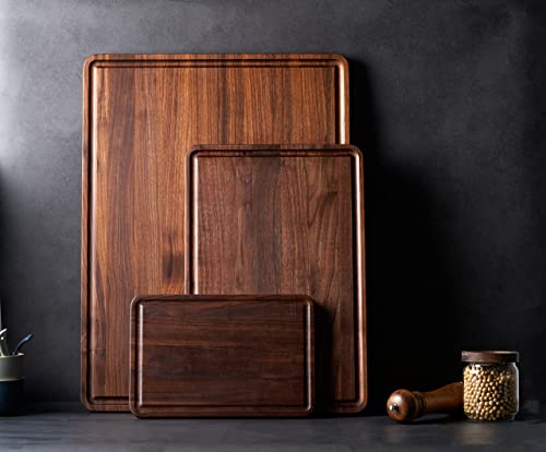 Walnut Wood Cutting Board for Kitchen 12x8 in Wooden Chopping Board
