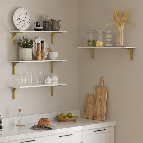 Long Wall Shelves (4 Count)
