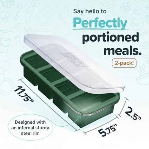 1 Cup Silicone Freezer Mold with Lid