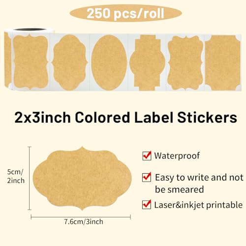 Kraft Labels Stickers