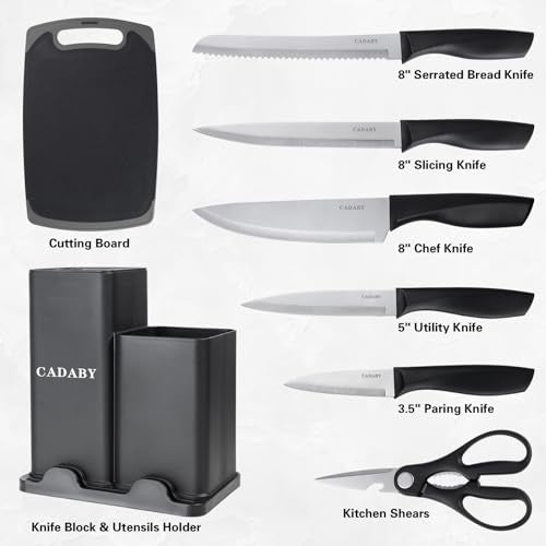 19 PCS Black Kitchen Cooking Utensils Set Kitchen Tools Set (19 Count)