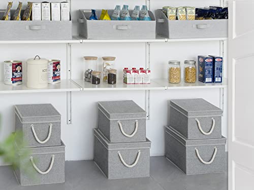 Storage Bins with Lids (3 Count)