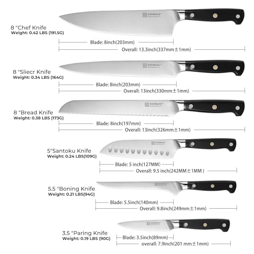 Chef Knife Set (6 Count)