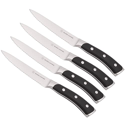 4 Piece Serrated Kitchen Steak Knife Set (4 Count)