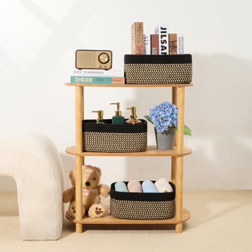 Small Storage Baskets for Organizing (3 Count)