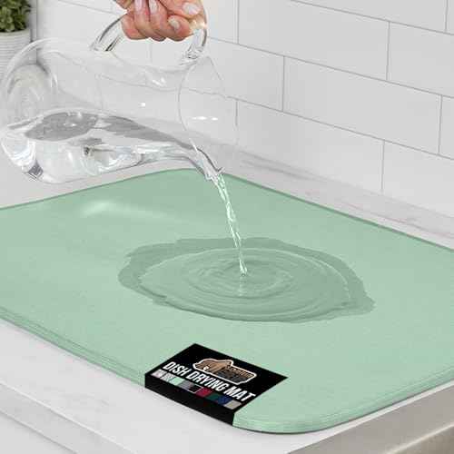 Ultra Absorbent Microfiber Dish Drying Mat