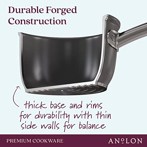 Accolade Forged Hard Anodized Nonstick Deep Frying Pan