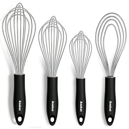 Stainless Steel Kitchen Whisk Set of 4 (4 Count)